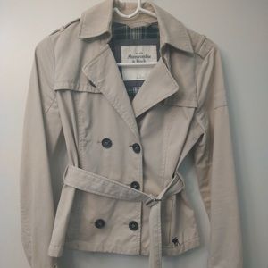 Tan Abercrombie & Fitch Blazer Coat Women’s Size Small